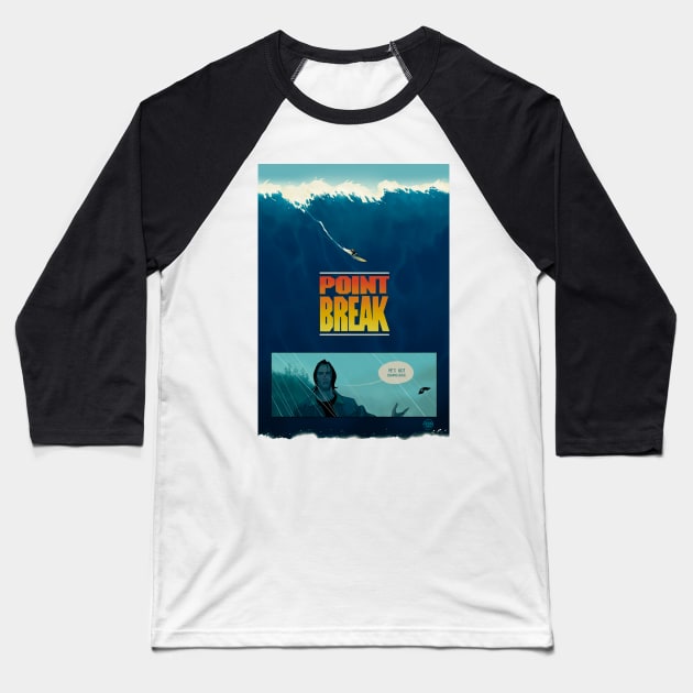 Point Break Baseball T-Shirt by ThobiasDaneluz